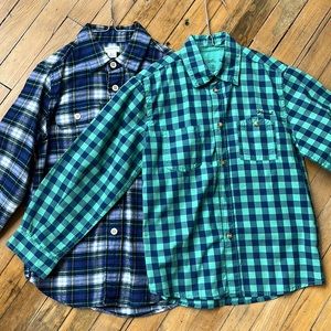 Two Boys Button Down Shirts size 6